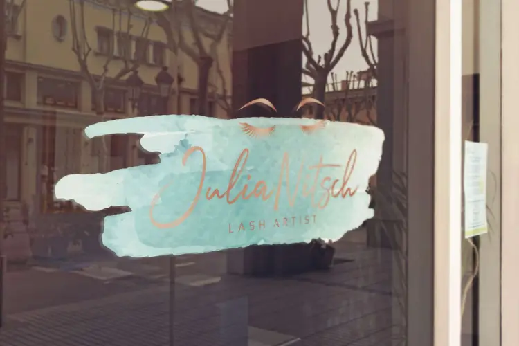 Julia Nitsch Lash Artist Logodesign